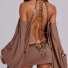 Alula Embellished Butterfly Mini Dress