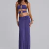 Amara Strappy Maxi Dress with Metal Trims