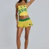 Amerela Airtex Mini Shorts