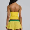 Amerela Airtex Mini Shorts