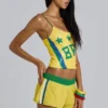 Amerela Airtex Mini Shorts