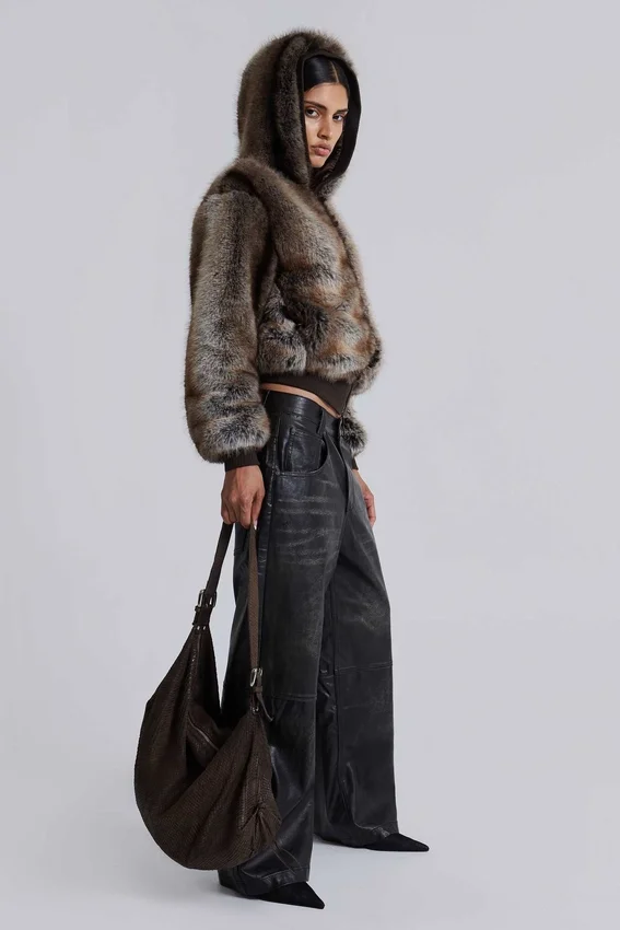 Ash Faux Leather Colossus Trousers
