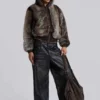 Ash Faux Leather Colossus Trousers