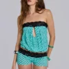 Ashlee Polkadot Lace Top