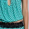Ashlee Polkadot Lace Top