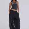 Black Baggy Blade Joggers