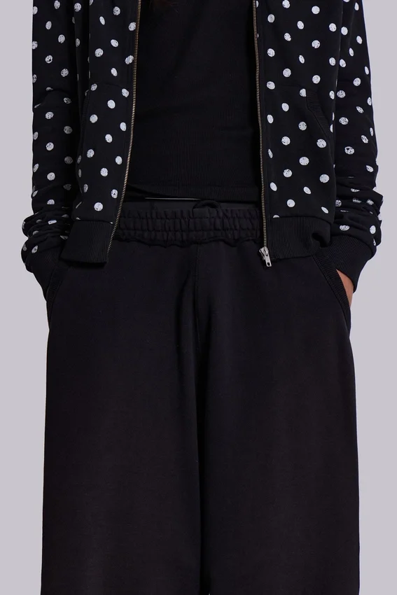 Black Baggy Monster Joggers