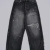 Black Eroded XL Colossus Jeans