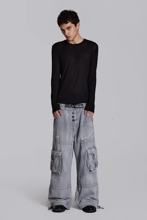 Black Mist Long Sleeve Top