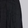 Black Pinstripe Goliath Baggy Shorts