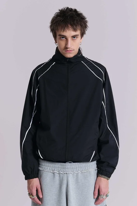 Black Vapor Tracksuit Top