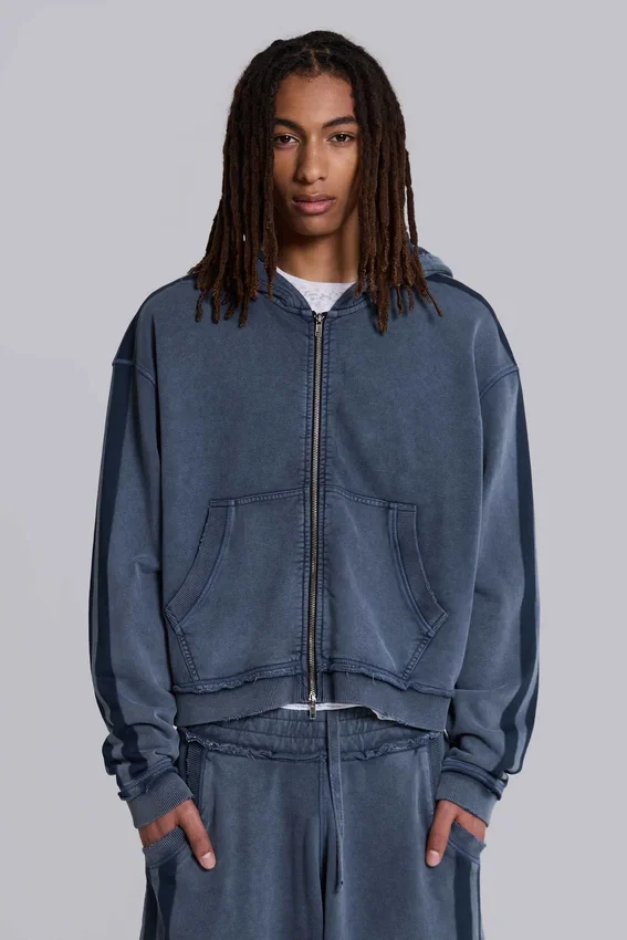 Blue Sporty Baggy Monster Hoodie