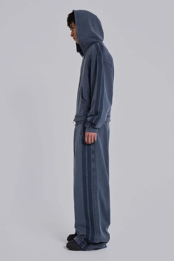 Blue Sporty Baggy Monster Joggers