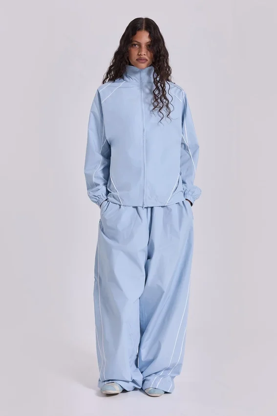 Blue Vapor Tracksuit Bottoms