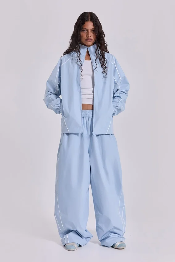 Blue Vapor Tracksuit Bottoms