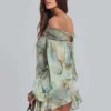 Breccia Embellished Mini Dress