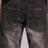 Brown Creased Drift Bootcut Jeans