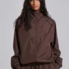 Brown Vapor Tracksuit Top