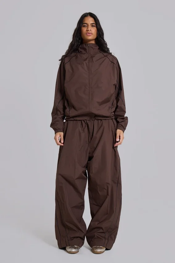 Brown Vapor Tracksuit Top
