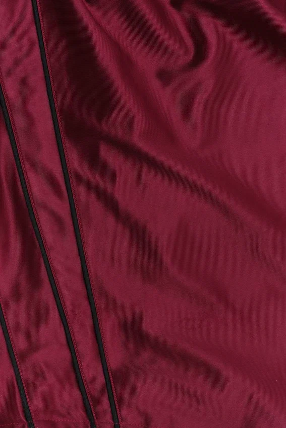 Burgundy Metallic Vapor Joggers