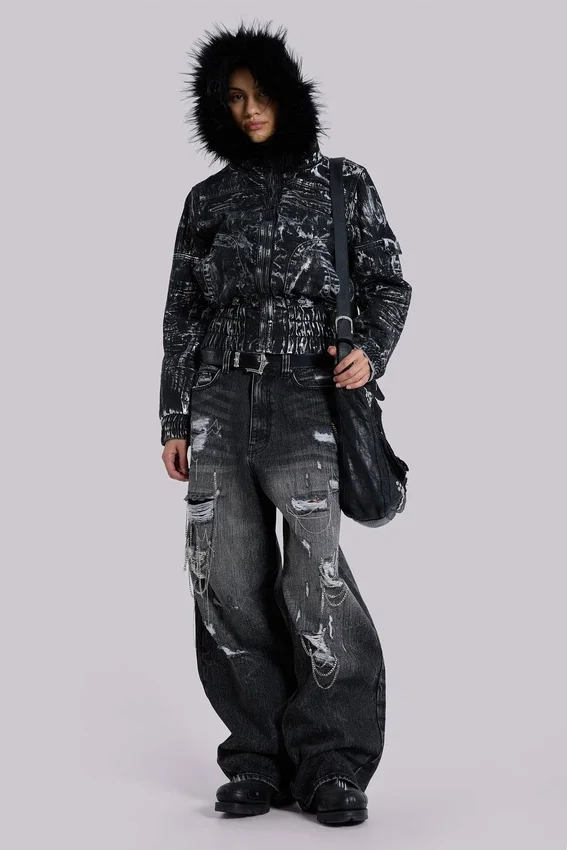 Chain Distressed XL Colossus Jeans