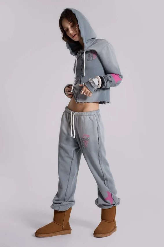 Cleo Graphic Zip Through Hoodie
