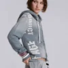 Cleo Graphic Zip Through Hoodie
