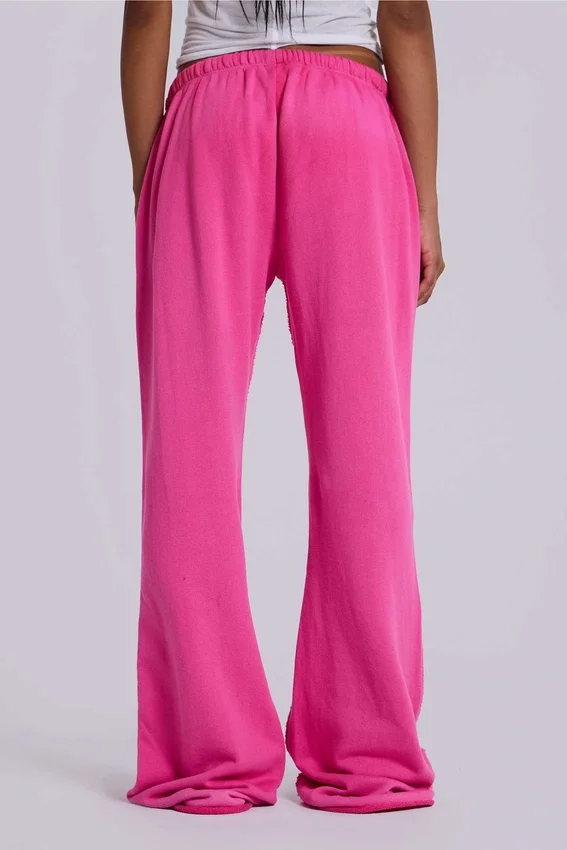 Cleo Slouchy Bootcut Jogger in Pink