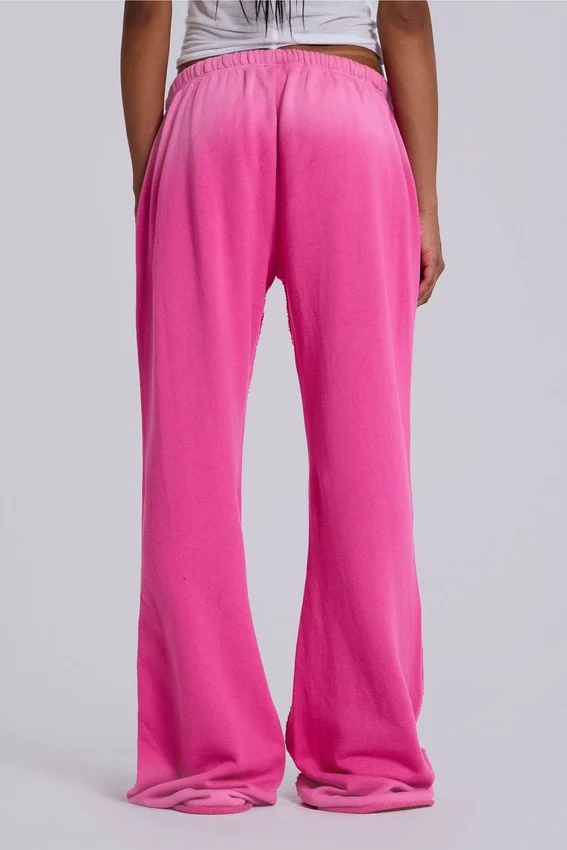 Cleo Slouchy Bootcut Jogger in Pink