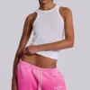 Cleo Slouchy Bootcut Jogger in Pink