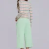 Cleo Slouchy Crop Jogger in Mint