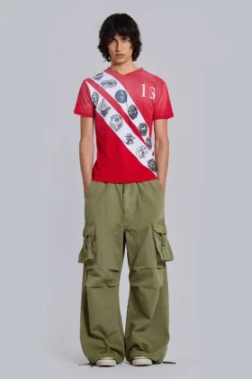 Crest V-Neck T-Shirt