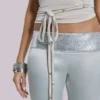 Eder Metallic Asymmetric Top