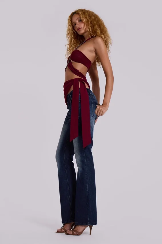 Etta Beaded Halter Top