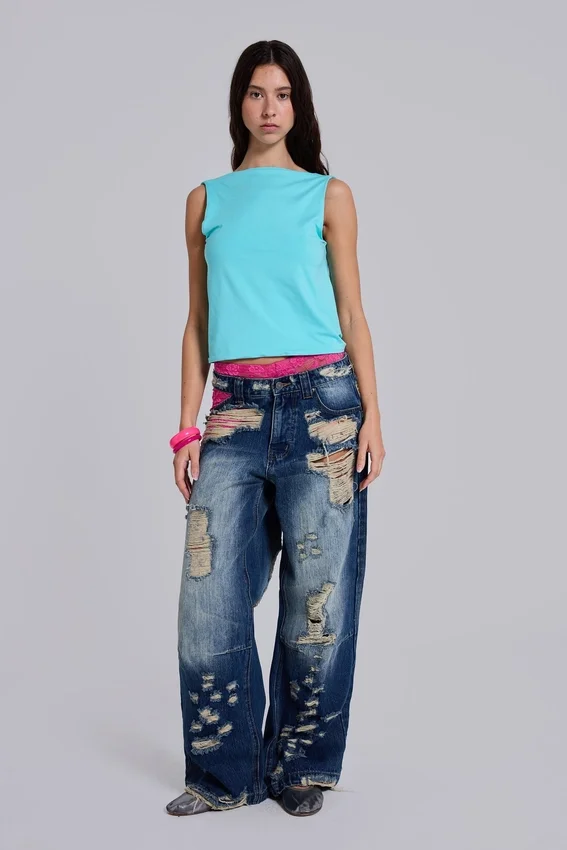 Tattered Colossus Jeans