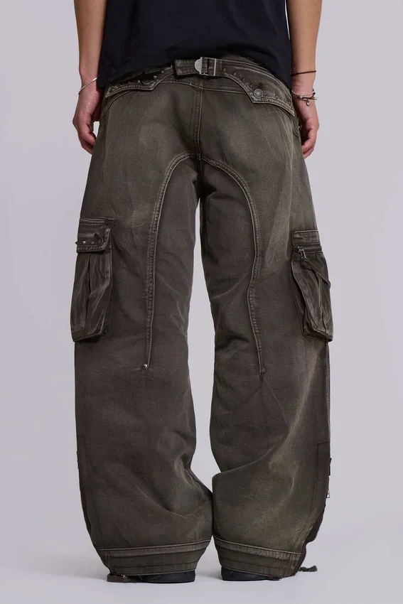 Faded Khaki Trooper Cargo Pants