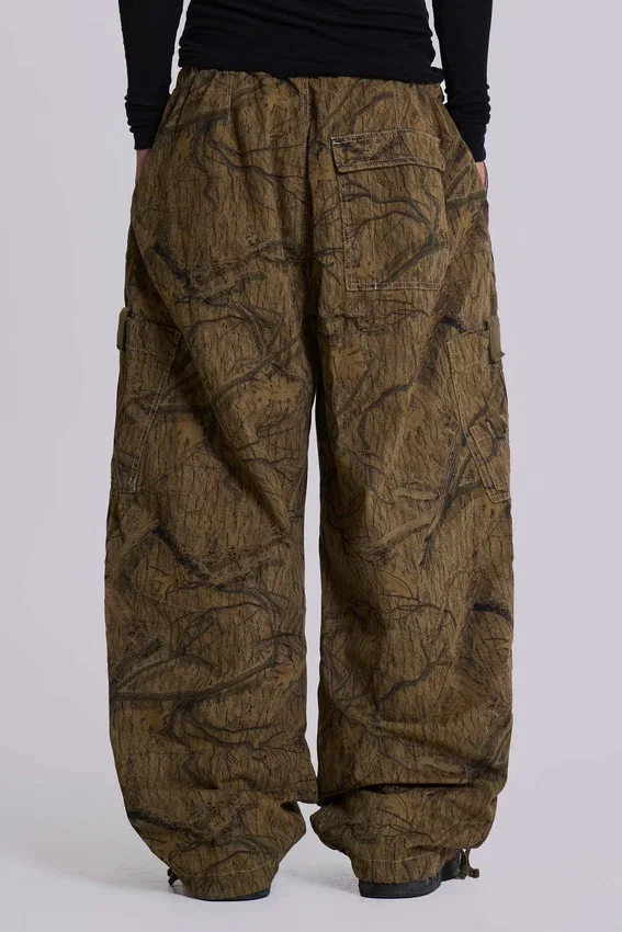 Forest Camo Parachute Pants