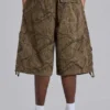 Forest Camo Parachute Shorts