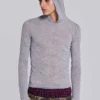 Grey Marl Mist Hoodie