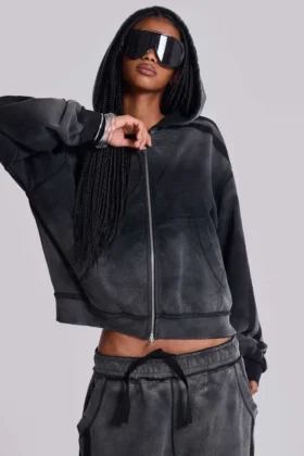 Grey Sporty Baggy Monster Hoodie