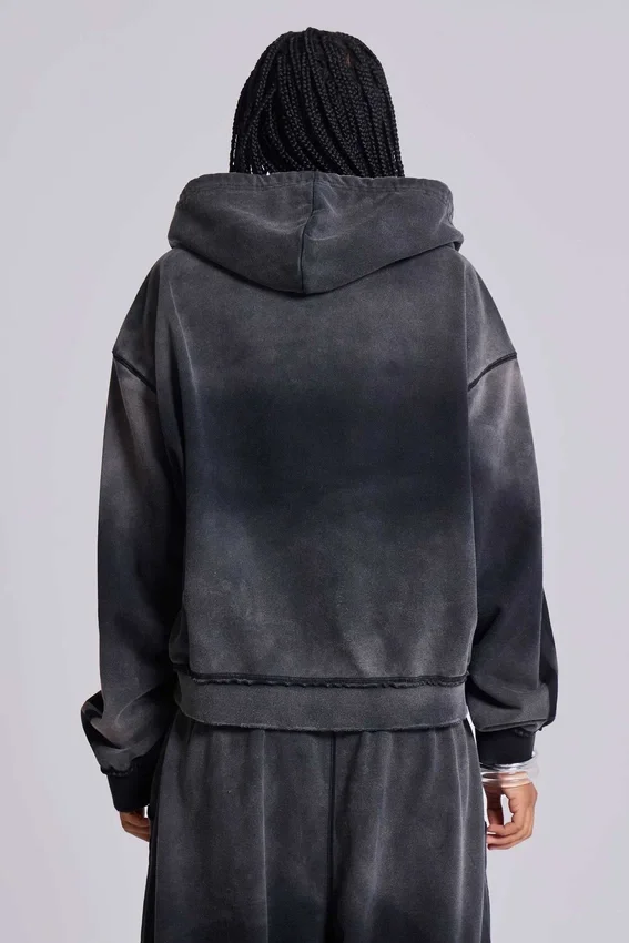 Grey Sporty Baggy Monster Hoodie