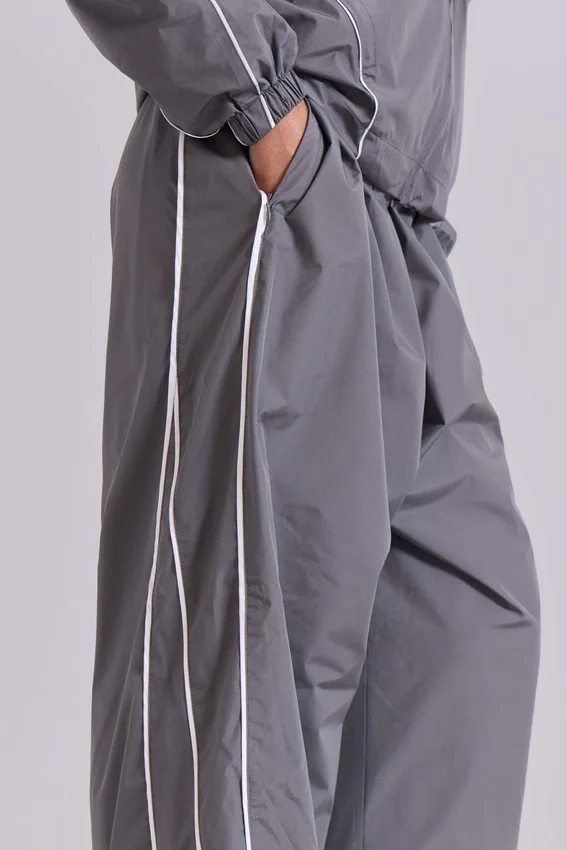 Grey Vapor Tracksuit Bottoms