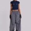 Grey Vapor Tracksuit Bottoms