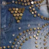 Hena Studded Denim Mini Skirt