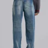 Hunter Loose Straight Leg Jeans in Blue Wash