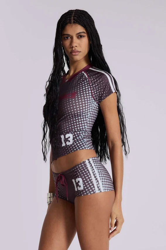 Illusion No. 13 Football Mini Shorts