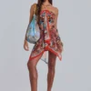 Ixia Chiffon Bandana Scarf Dress