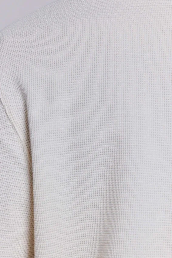 Kasper Digi Waffle Ecru T-Shirt