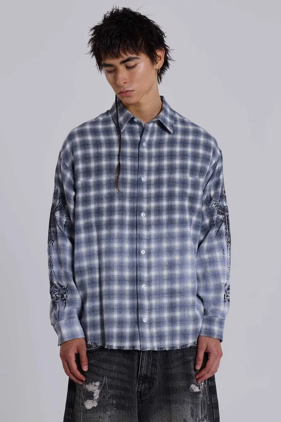 Kasper Inked Flannel Shirt