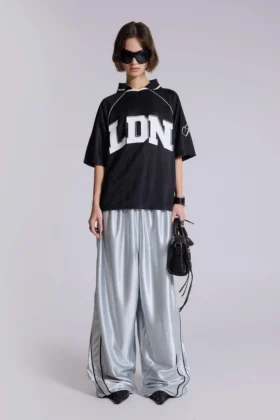 Metallic Vapor Joggers